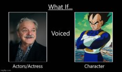 what if jim cummings voices vegeta Meme Template