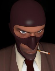 intimidating spy stare Meme Template