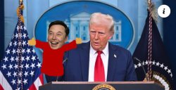 trump and lil elon Meme Template