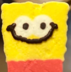 Smiling SpongeBob popsicle Meme Template