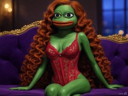 OFPippa Red Lingerie Meme Template