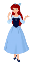 Ariel in her Blue Dress Meme Template