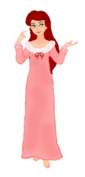 Ariel in her Nightgown Meme Template