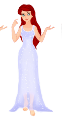 Princess Ariel in her Shiny Sparkly Dress Meme Template