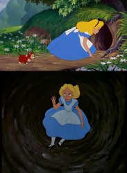 Rabbit hole Meme Template