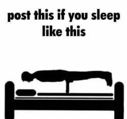 Repost this if you sleep like this Meme Template