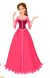 Belle in her Pink Dress Meme Template