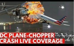 DC plane Chopper crash Meme Template