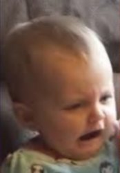 Disgusted baby Meme Template