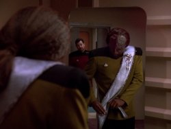 Worf, Riker, Mirror Meme Template