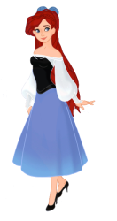 Ariel in her Blue Dress Meme Template