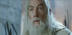 Scared Gandalf Meme Template