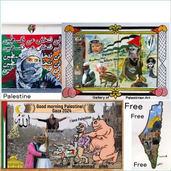 State of Palestine. Palestinian solidarity. Jerusalem, Jenin, Be Meme Template