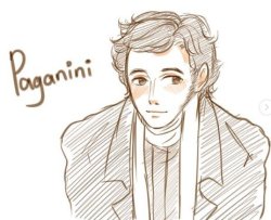 Young Paganini. Meme Template