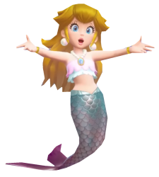 mermaid peach singing to you Meme Template