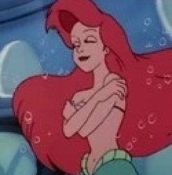 ariel hugging Meme Template