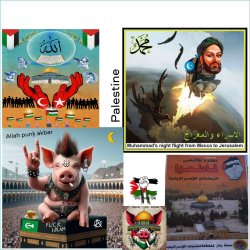 State of Palestine. Palestinian solidarity. Jerusalem, Jenin, Be Meme Template