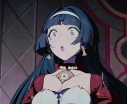 Suprised Astra Yao face Meme Template