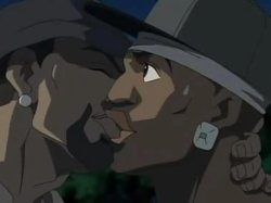 the boondocks kissing Meme Template