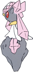 Diancie (Side View) Meme Template