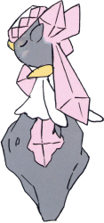 Diancie Sleeping (Side View) Meme Template