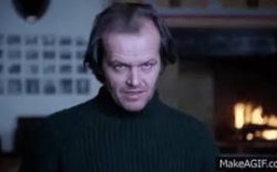 Jack Nicholson blank stare Meme Template