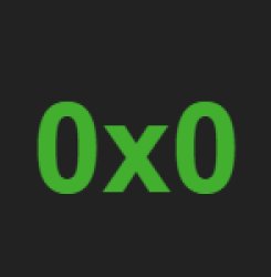 0x0 Meme Template