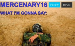 Mercenary16 Announcement Template Meme Template