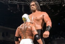 Great Khali v Rey Mysterio Meme Template