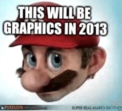 Realistic mario 2013 Meme Template