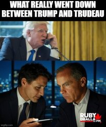 Trump Phone Call With Trudeau Meme Template