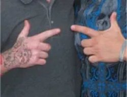 gang sign Meme Template