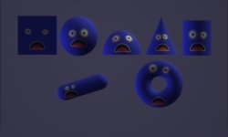 Shocked shapes Meme Template