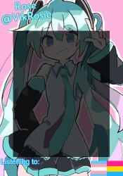 Rose's Hatsune Miku Temp Meme Template