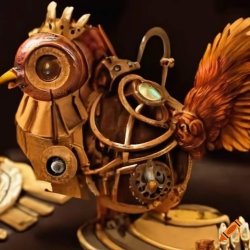 badass mechanical chicken Meme Template