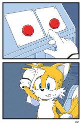 Tails button press(not my art) Meme Template