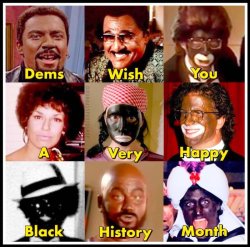 Liberals in black face Meme Template