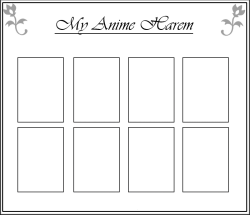 my anime haron Meme Template