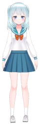 Midori Aoi full body Meme Template