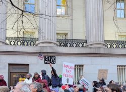 feb 5 treasury protest Meme Template