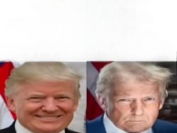 Donald Trump 2017 vs 2025 Meme Template