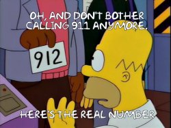 Simpsons here's the real numberr Meme Template