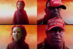 MAGA Thanos Meme Template