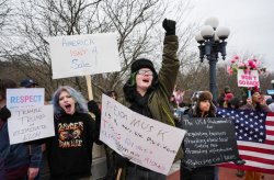 Protestor idiots Meme Template