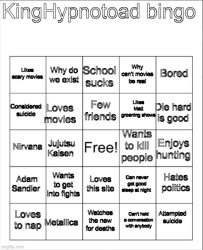King Hypnotoad bingo Meme Template