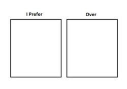 i prefer blank over blank Meme Template