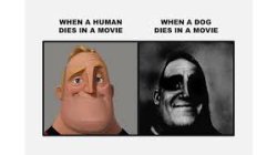 Human VS. Dog Meme Template