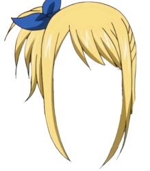 Lucy Heartfilia Hair Transparent Meme Template