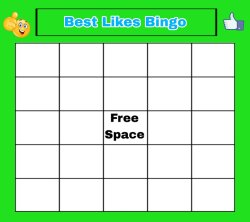 best likes bingo Meme Template