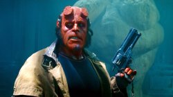 Hellboy with Samaritan Meme Template